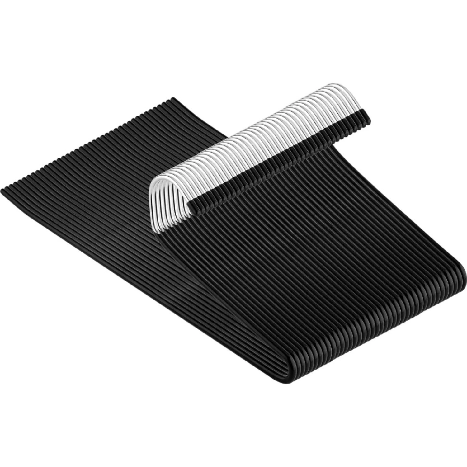 Нано-ПВХ отделка гусиного типа, пластиковая Нескользящая вешалка для брюк, однослойные Бесшовные Брюки с 2 словами, подвесная вешалка для шарфов, вешалка для одежды, подвесные брюки