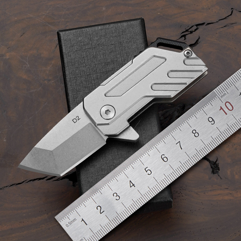 户外折叠刀具迷你钥匙扣口袋刀随身小刀水果刀防身刀小刀无锁小刀