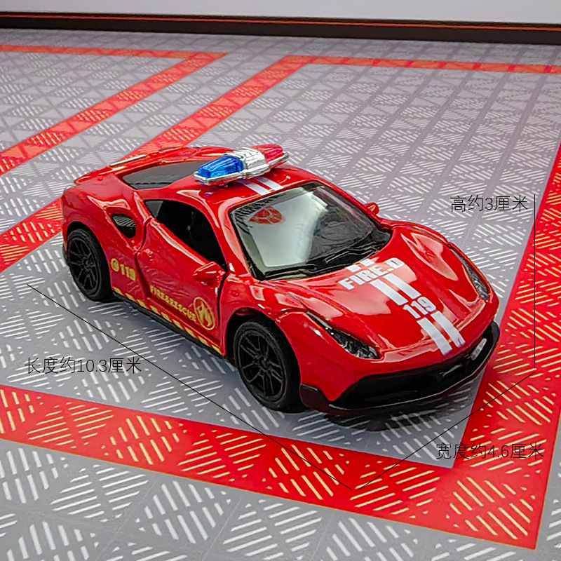 爆品1:43仿真回力合金车模型抓娃娃机儿童礼物蛋糕摆件玩具车批发|undefined
