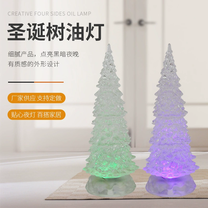 Рождественская елка масляная лампа Праздничное украшение лампа атмосфера макет поставки праздник творческая атмосфера Украшение ночник