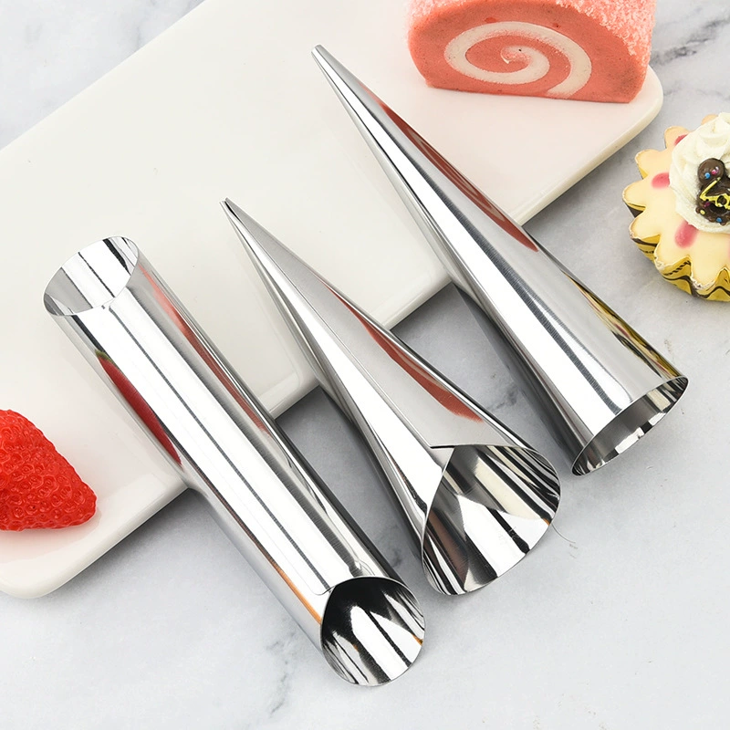 Рулон из нержавеющей стали рога хлебобулочная креативная коническая спиральная трубка