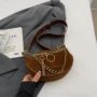 小众单肩新款秋冬饺子包