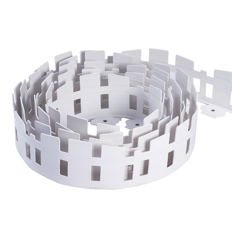 Nueva valla de jardinería transfronteriza Cinturón de aislamiento de piedra de hierba en forma de L cerca de plástico cerca de parque de patio blanco cerca de borde