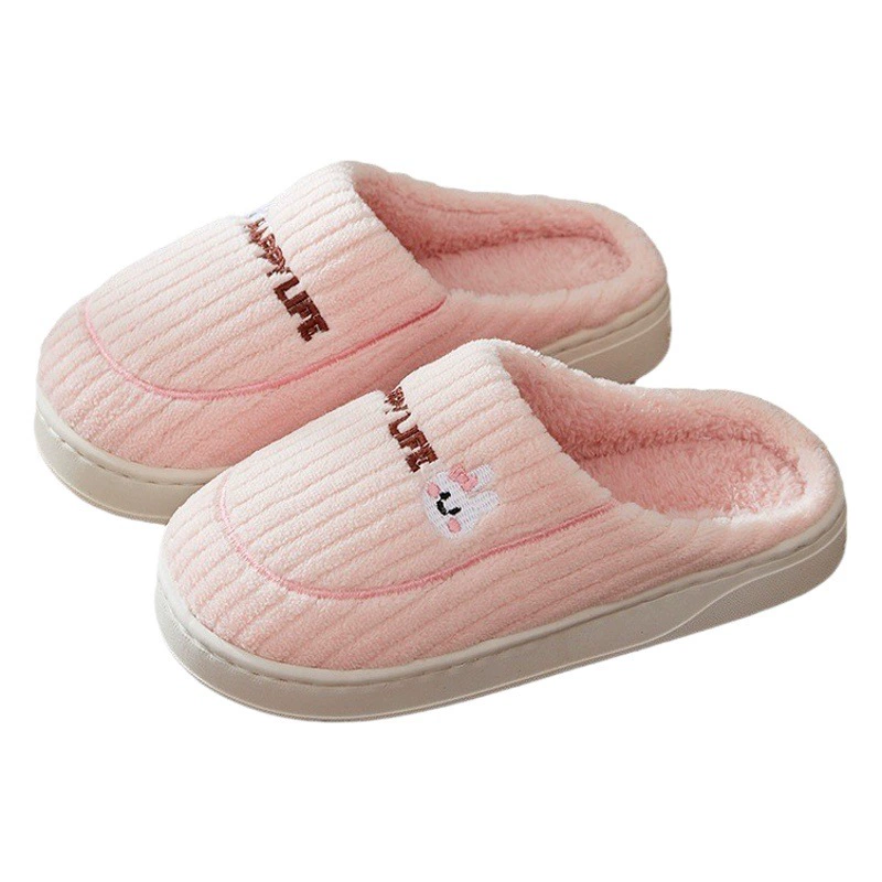 В наличии хлопковые тапочки женские осенне-зимние милые домашние Нескользящие теплые туфли на толстой подошве для пар на мягкой подошве Лунная обувь