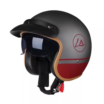 3C Certified, Unisex, All-Season | Motosiklet kaskı (dəbilqə) - volcanic-gray-hat-brim-3c-certification-m