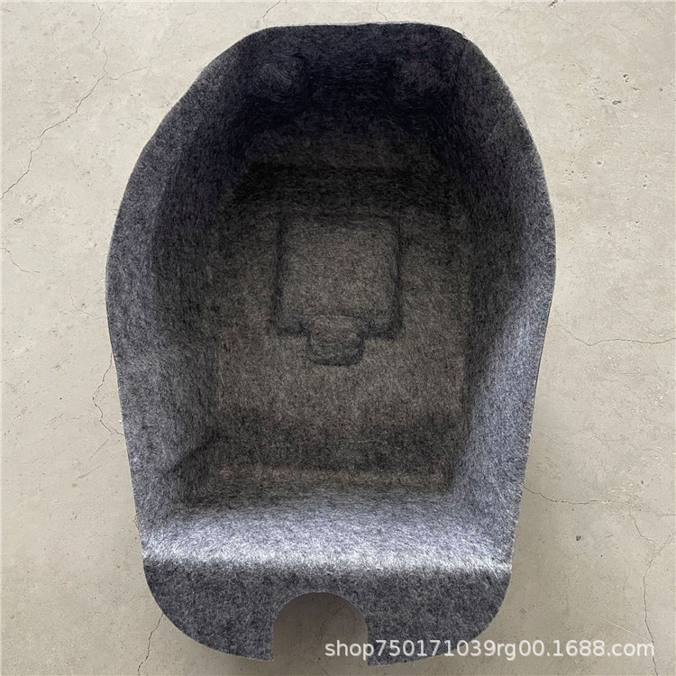 毛毡灯罩异形定 制 冷热压成型开孔定位一体成型固定长方形灯罩