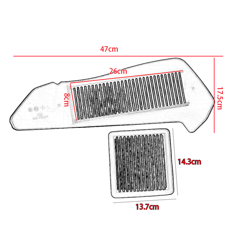 Aplicable al filtro de aire lavable de la rejilla del aire del filtro de aire de Yamaha XMAX300 XMAX250 17-21