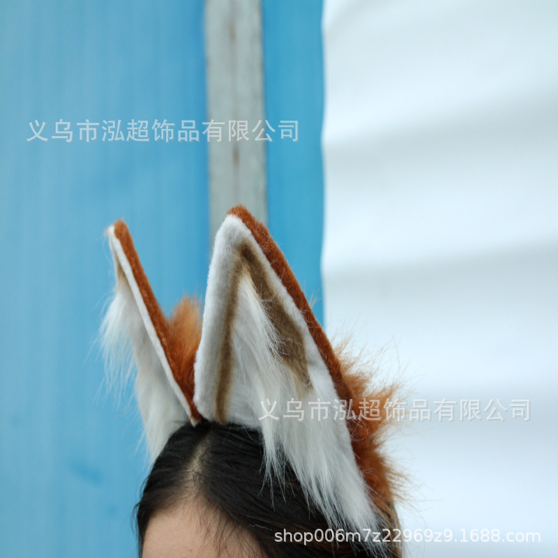 獣耳カチューシャシミュレーション猫耳lolitaしっぽlo娘動物耳ロリータ獣耳|undefined