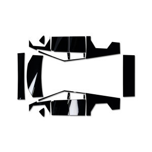 PVC Car Wrap Film for Tesla Cybertruck - Multiple Colors, Carbon Fiber