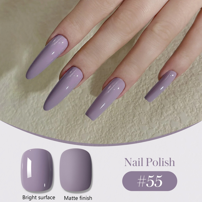 New fashion bright purple nail shop professional nail polish gel eye-catching nail polish gel