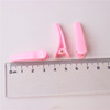 Fuchsia hairgrip, cute bangs, acrylic plastic hair accessory, 3.5cm