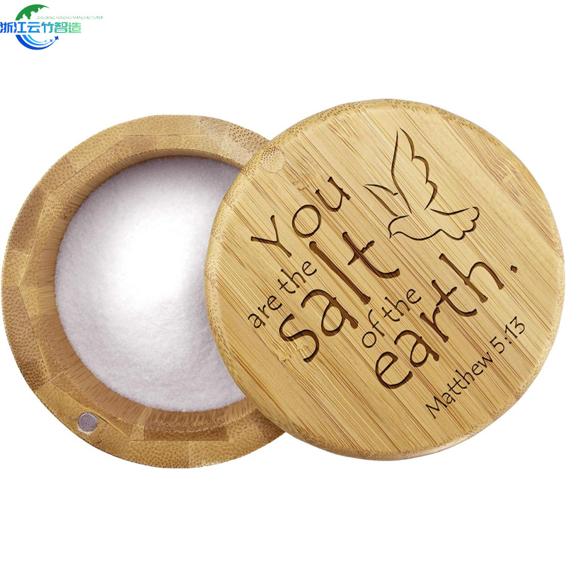 Amazon bambú sal tarro cocina suministros condimento tarro botella láser cruz-frontera giratoria condimento tarro especia rack