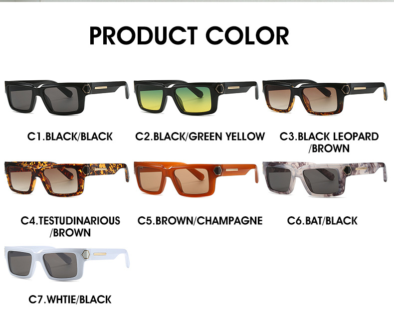 Title 4, Gafas de sol todo en uno retro modernas Street ...