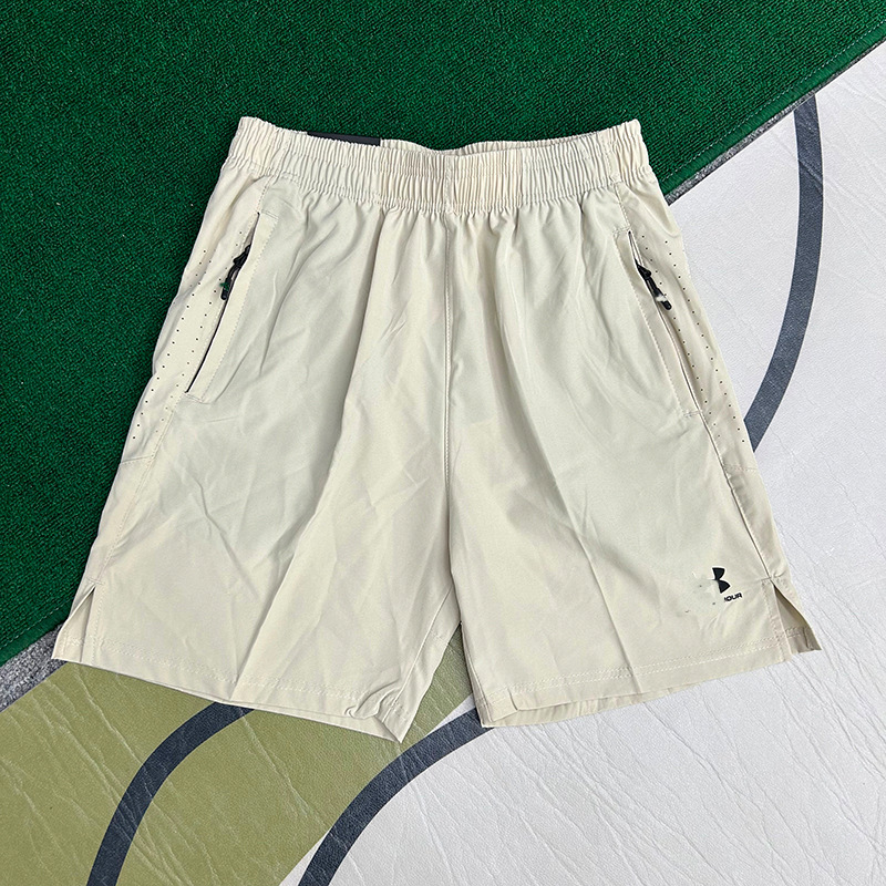 Nuevos pantalones cortos deportivos de hielo, entrenamiento de verano, carrera, atletismo, acondicionamiento físico relajado, ventilación, secado rápido, pantalones casuales para hombres