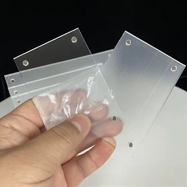 Acrylic Refrigerator Magnet through Photo Frame Display Shopping Mall Tile Wooden Door Display Sign