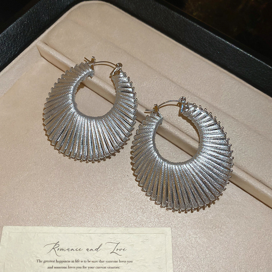 99# earrings-silver-large size