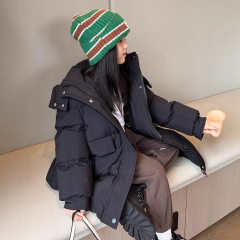 冬季新款儿童羽绒服中大童韩版羽绒外套男童女童连帽保暖休闲冬装