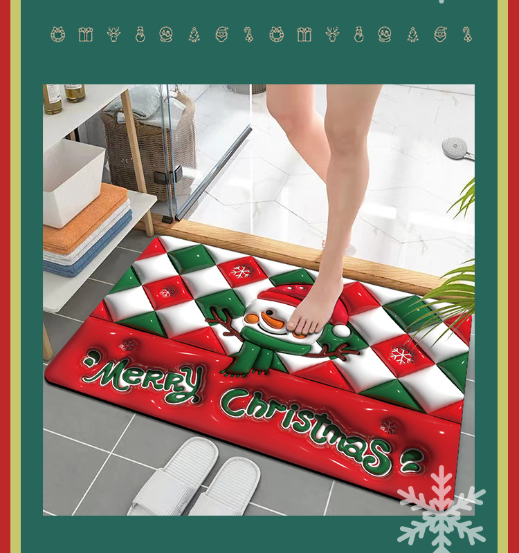 地垫,硅藻泥地垫,浴室地垫,吸水地垫,卡通地垫,地垫地毯,圣诞节地垫