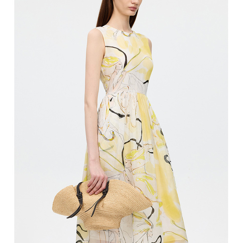 【Lang* Order】High-End Light Luxury Printed Dress for Women with a Sense of Design, New Summer 2026 Vacation Style Dress 【Lang* Order】High-End Light Luxury Printed Dress for Women with a Sense of Design, New Summer 2026 Vacation Style Dress