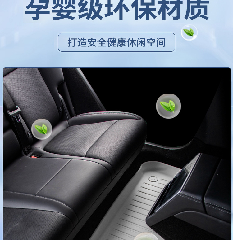 Suitable for 25 Models of Tesla Model Y, Full-Coverage Updated Version Accessories, Special Original Factory Tpe Car Floor Mats