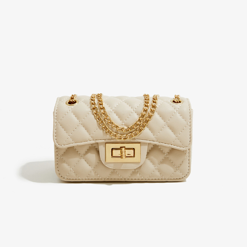 Women's Crossbody Small Square Bag In Pu Leather Fashion Handbag_voghion.com