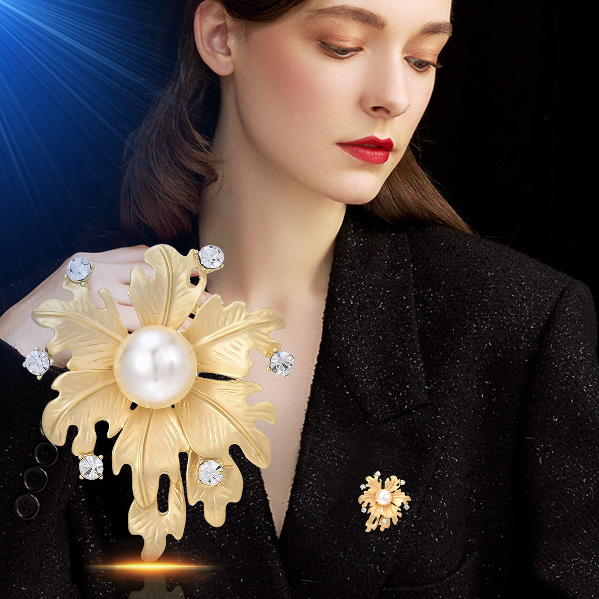Vintage Sun Cloud Brooch For Men Minimalist Elegant Accessories_voghion.com
