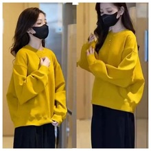 【后包领 整件套烫天猫抖音质量 华棉纯棉复合牛奶丝】宽松圆领卫