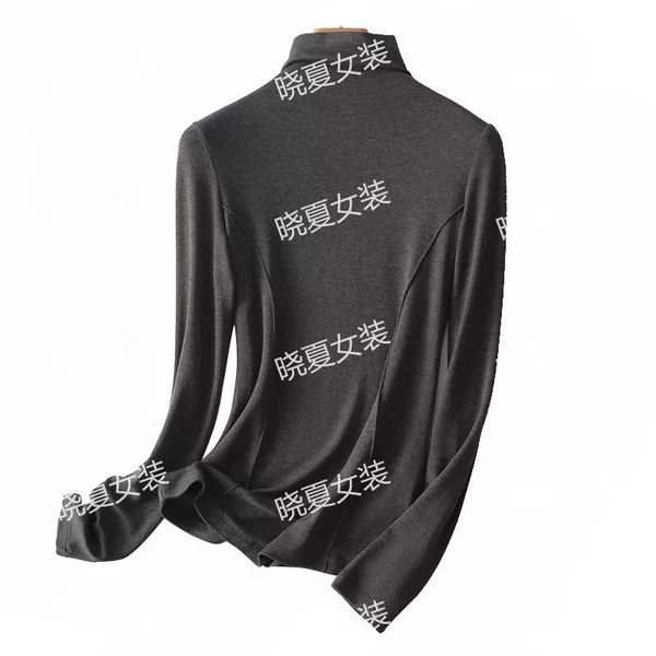 Dark night gray turtleneck