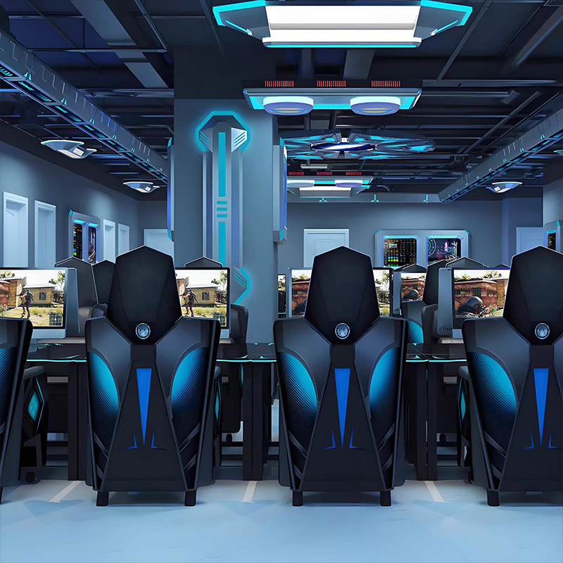 lámpara de módulo de videojuegos de ciudad de videojuegos de pared decoración de luces de internet café módulo de luces ktv pasillo de animación de ciudad de modelado de luces