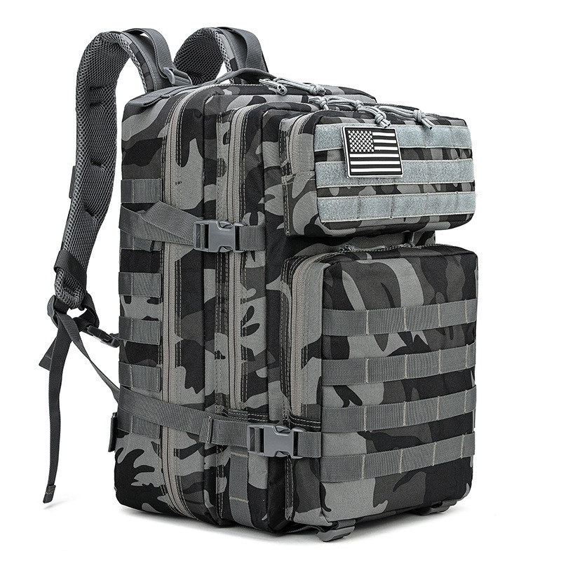 Men's Lightweight Travel Backpack Large Capacity Outdoor Leisure Mountaineering Tactical Bag_voghion.com