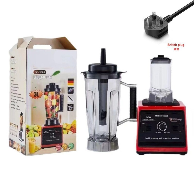 跨境破壁机不锈钢多功能商用搅拌机大容量榨汁机家用8in1blender|undefined