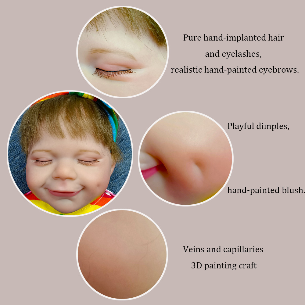 Juguetes infantiles pulgadas pesadas 18 cajas de regalo simulación para muñecas transfronterizas muñecas princesas dormir