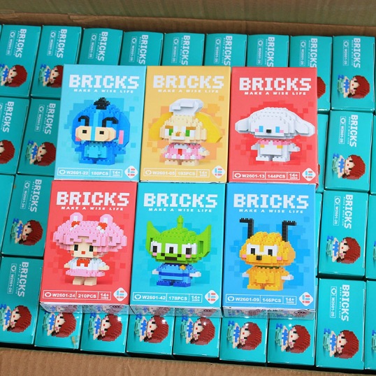 2025 nuevo estilo chino panda bloques de construcción linda muñeca de dibujos animados estudiante niño rompecabezas hecho a mano rompecabezas