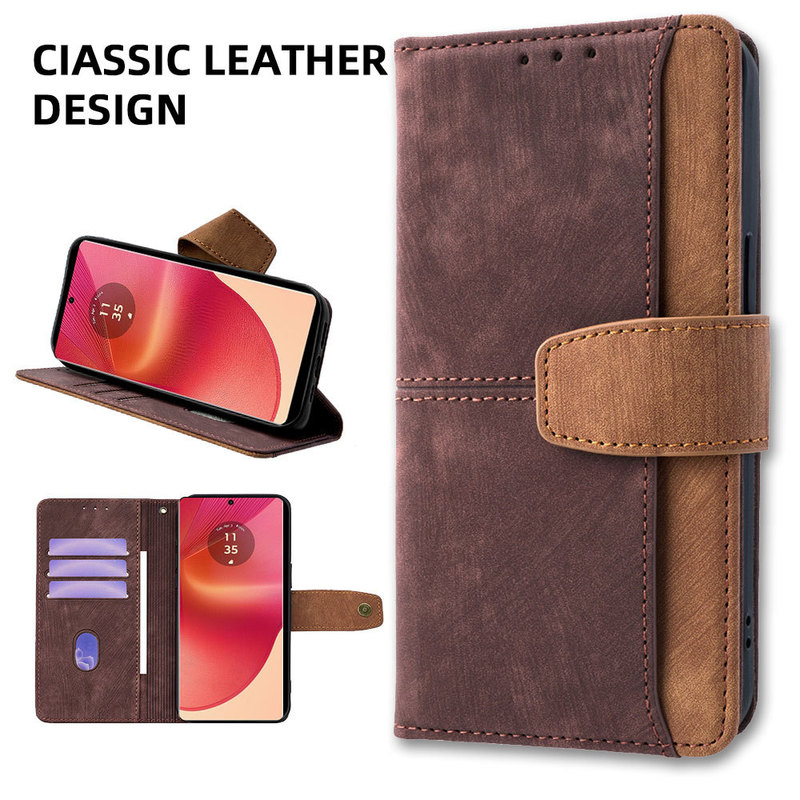 Suitable for Moto Edge 50 5g Mobile Phone Leather Case Edge70 All-Inclusive g Stylus 2025 Anti-Fall Protective Case