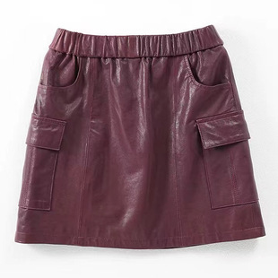 ZHENƤ�� ���＾�¿�С��Ƥ��ɫ��ȹ����A�ְٴ��@���⴩����ȹŮ