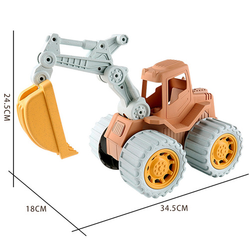 Dutch-style beach toy dump truck set for boys and girls, swimming and sand digging shovel toy, sturdy