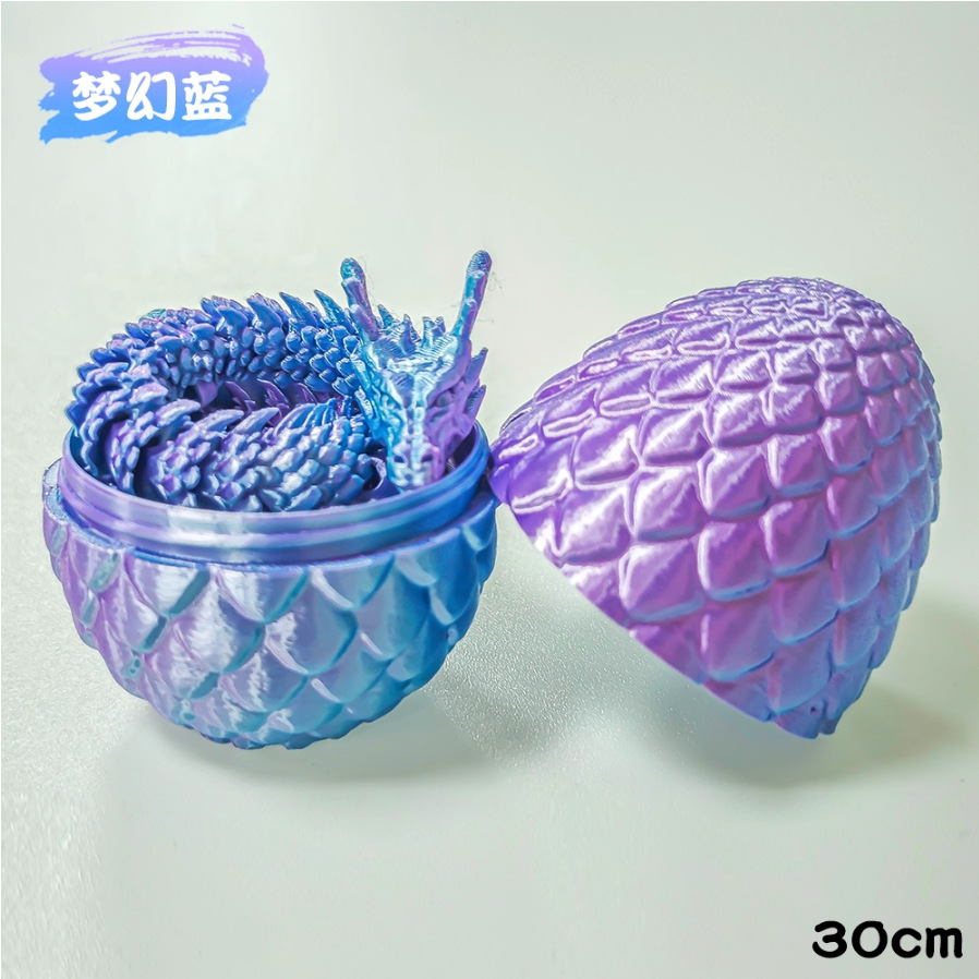 Adorno de Dragón Chino en Impresión 3D de PLA Articulado para Decoración y Regalo