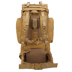 Lupu Wholesale 65L Stress Relieving Sports Camouflage Tactical Backpack Men's Large Capacity Hiking Outdoor Mountaineering Bag