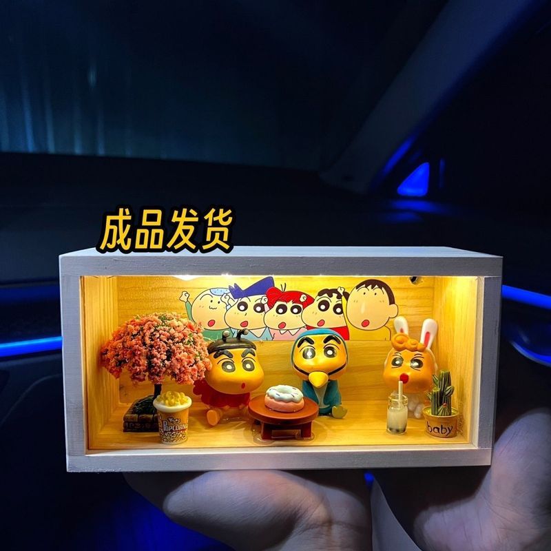 蜡笔小新手办生日礼物周边系列模型摆件小夜灯女生闺蜜男生女朋友|undefined