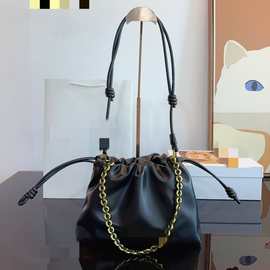 L链条福袋包原版皮ewe跨境专供批发一件代发全套包装