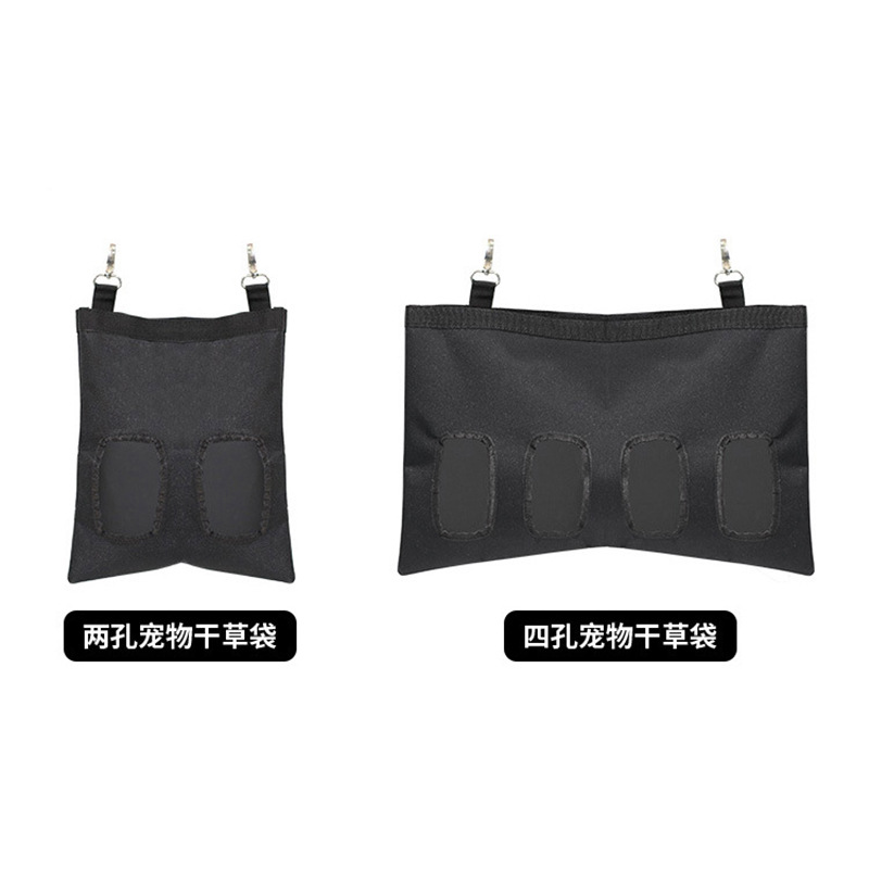 Bolsa de heno para conejos, bolsa de alimentación colgante de gran capacidad para cobayas, bolsa colgante para almacenamiento de alimentos para mascotas pequeñas como chinchillas, venta directa del fabricante, suministros para mascotas image 5