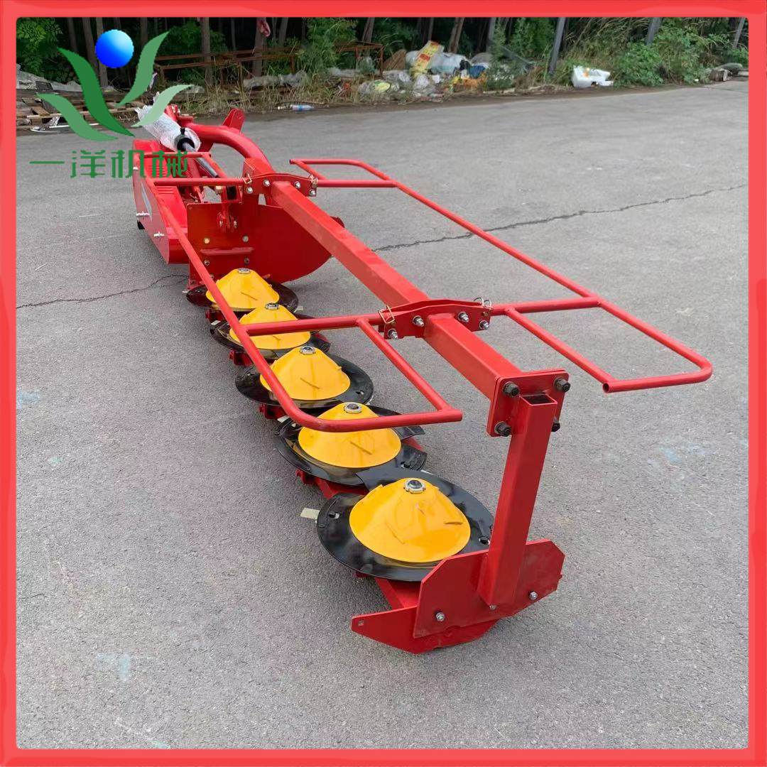 新型鼓式割草机 农用悬挂式多圆盘收割机 旋转式飞刀苜蓿艾草收获