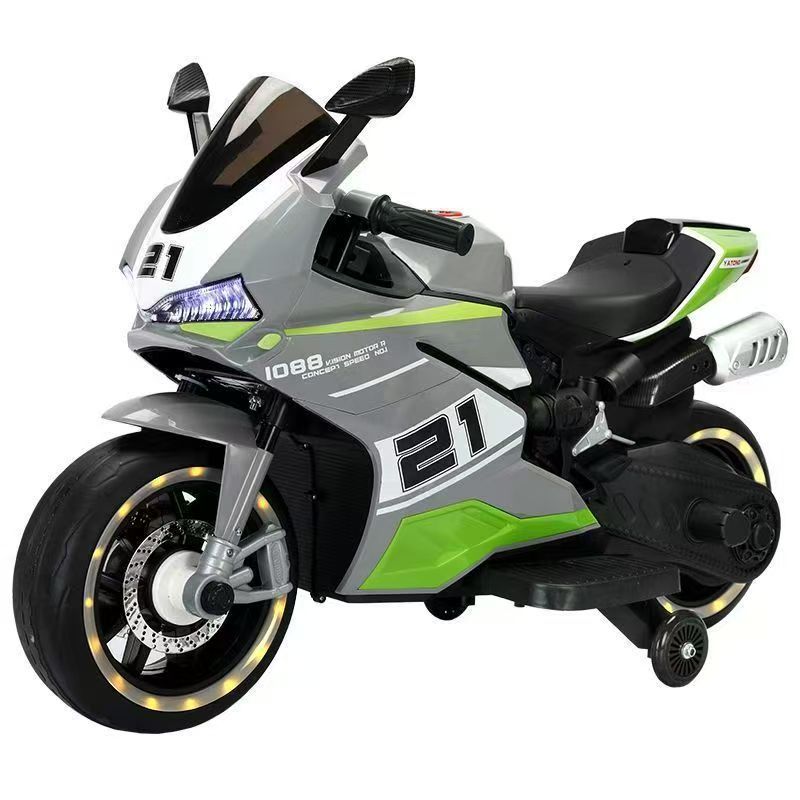 Motocicleta eléctrica para niños para dos adultos, coche de juguete de bebé super grande, coche de batería recargable para niños y niñas
