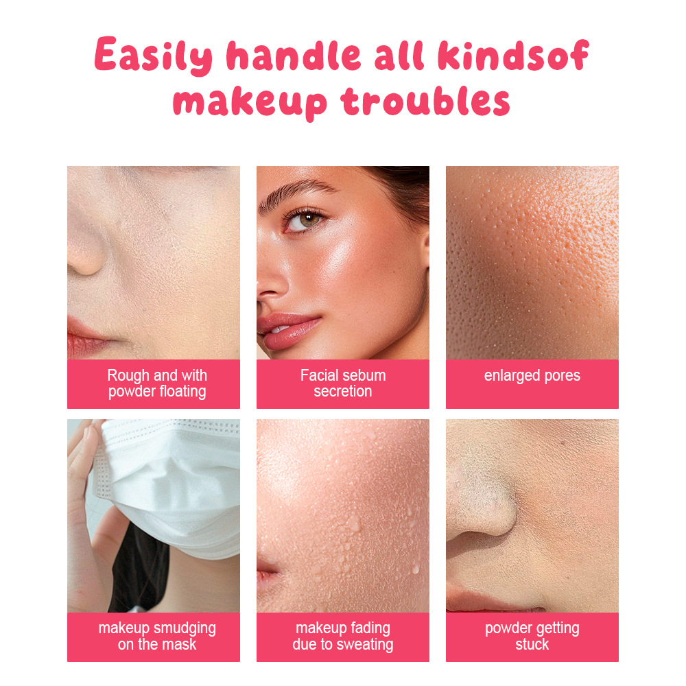 El polvo de maquillaje PAGE VINE transfronterizo es un polvo fino y ligero que se ajusta a un maquillaje mate suave y refrescante.