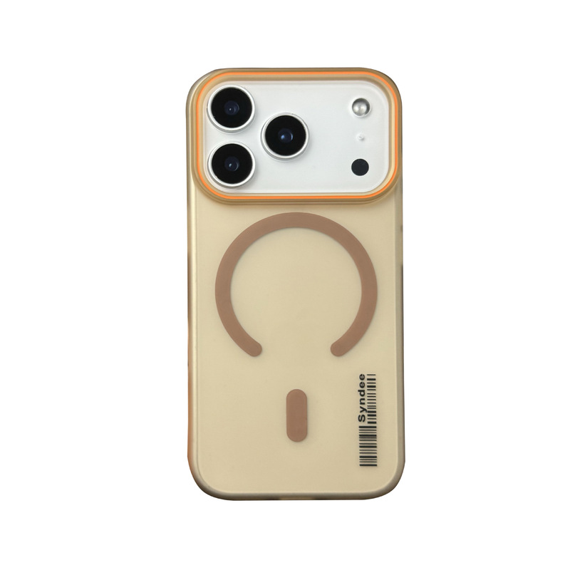 柔纱磁吸适用iPhone17pro手机壳磨砂透色苹果16pro肤感细磁保护套|undefined