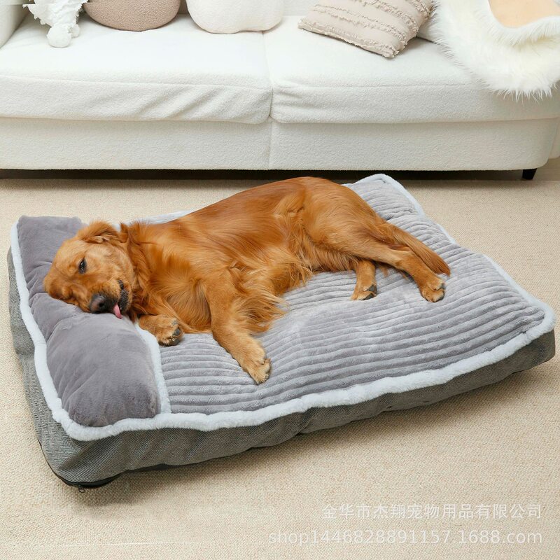 Orthopedic Dog Bed Medium and Small Dog Puppy Bed Kennel with Pillow Sofa Dog Bed Super Soft Pet Bed Puppy Bed