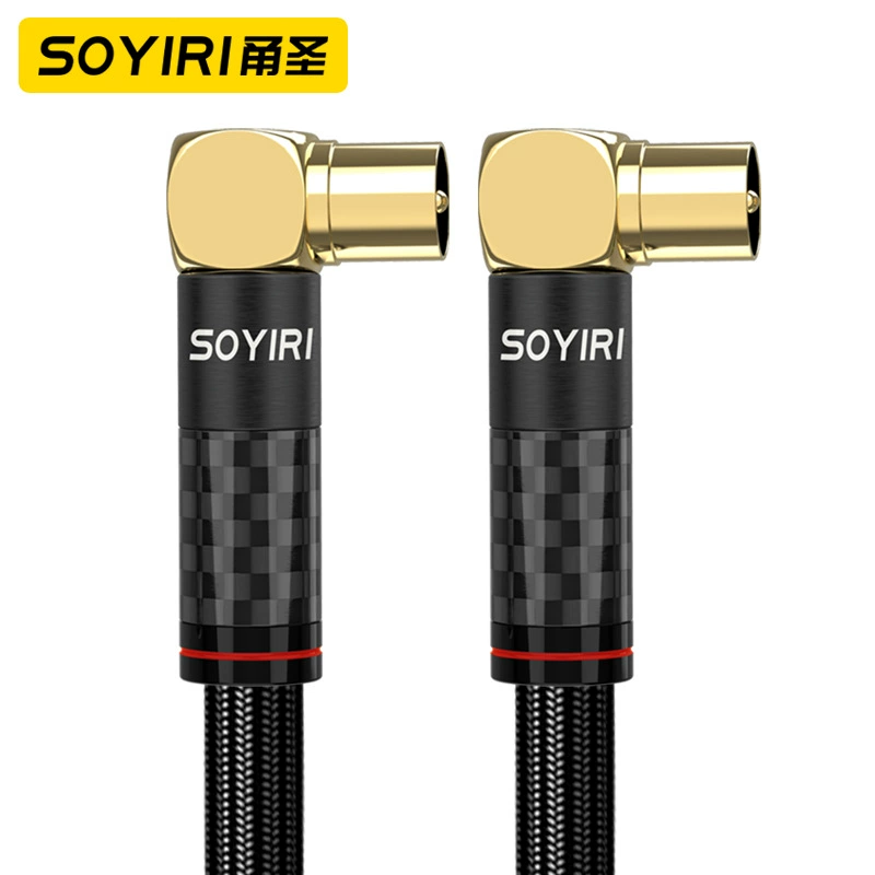 SOYIRI проводной замкнутый телевизионный приставка, HD сигнал, видеокабель с RF-штекером, спутниковое RF соединение с антенной