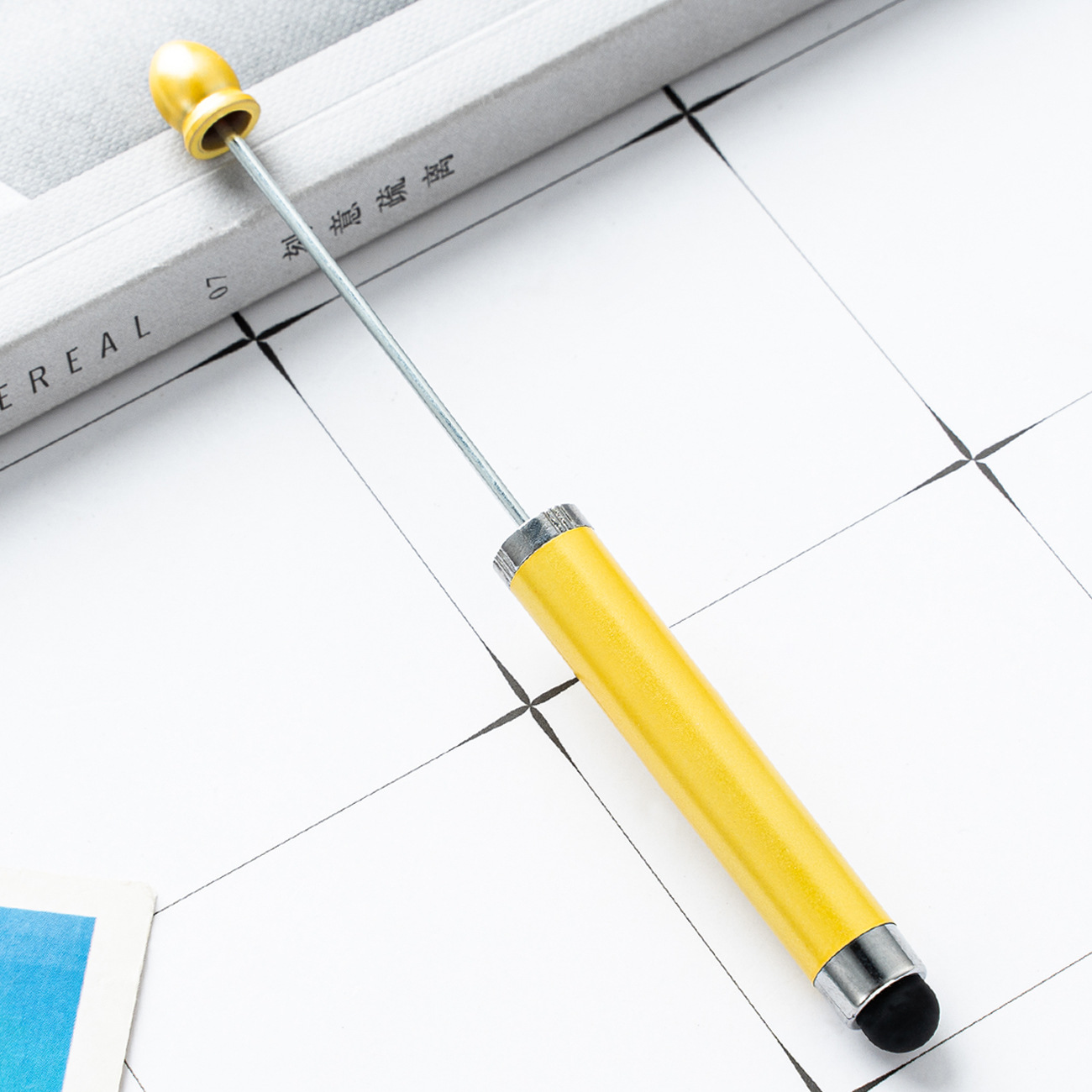 Nuevo bolígrafo de pantalla táctil DIY multifuncional 3 en 1 bolígrafo de bolas creativo de control táctil multicolor bolígrafo