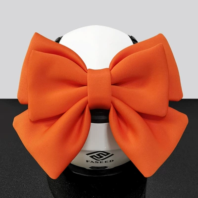 Motosiklet dəbilqələri — Helmet, Electric Vehicle, Female - one-size-fits-all-ktm-orange-double-layer-luxury-bow-velcro