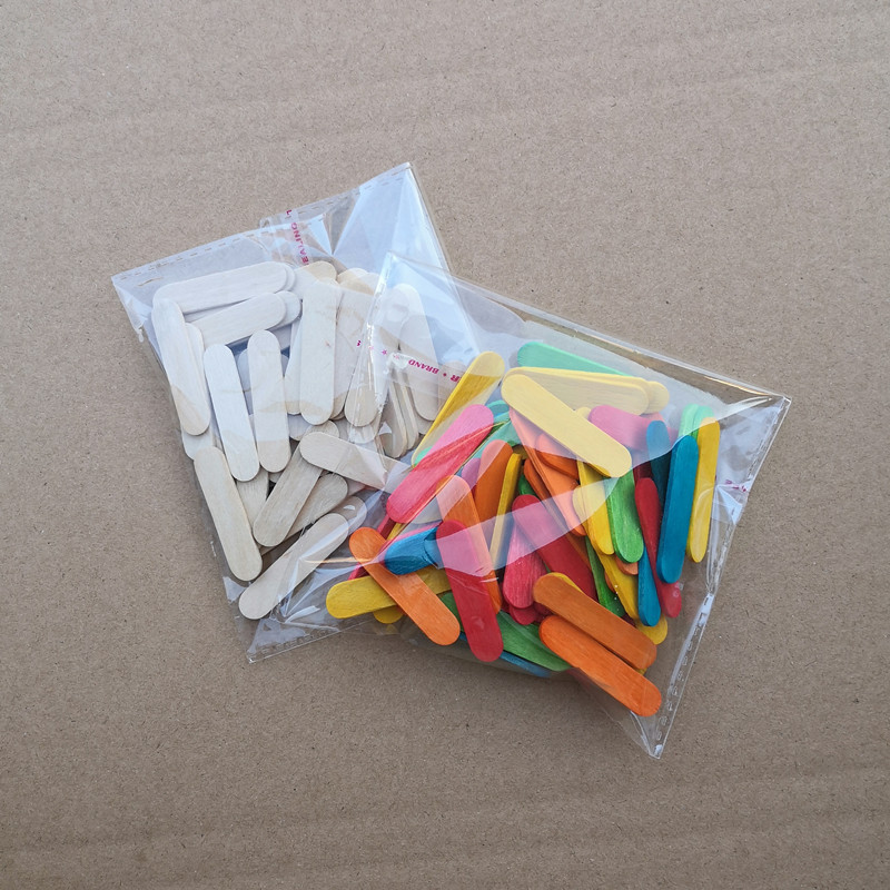 Mini ice cream stick 40*10*2mm color natural color snow stick wood chip DIY hand model tool making material Mini ice cream stick 40*10*2mm color natural color snow stick wood chip DIY hand model tool making material